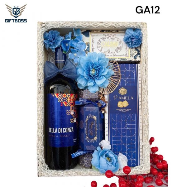 Giỏ Quà Tết Đẹp Sang Trọng 2025 GA12 – Gift Boss
