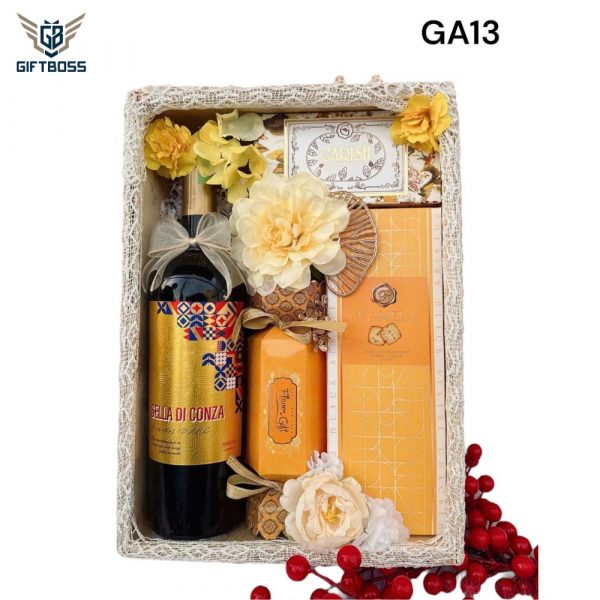 Giỏ Quà Tết Đẹp Sang Trọng 2025 GA13 – Gift Boss