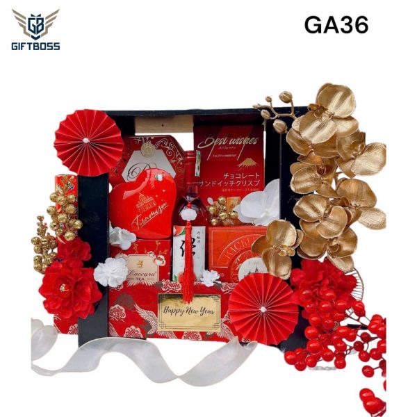 Giỏ Quà Tết Đẹp Sang Trọng 2025 GA36 – Gift Boss