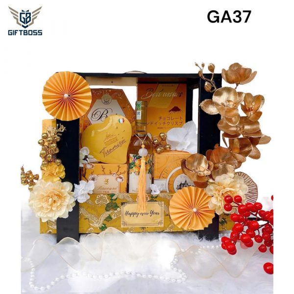 Giỏ Quà Tết Đẹp Sang Trọng 2025 GA37 – Gift Boss