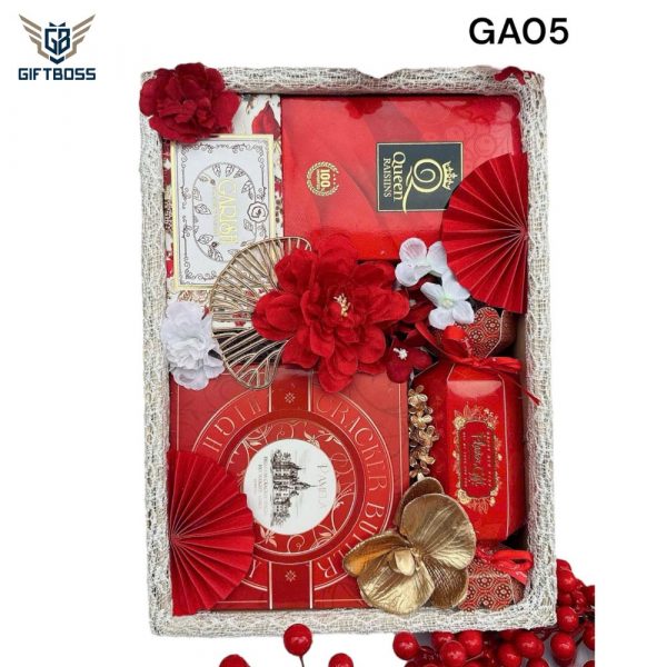 Giỏ Quà Tết Đẹp Sang Trọng 2025 GA05 – Gift Boss