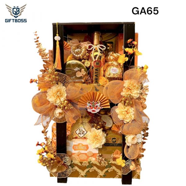 Giỏ Quà Tết Đẹp Sang Trọng 2025 GA65 – Gift Boss