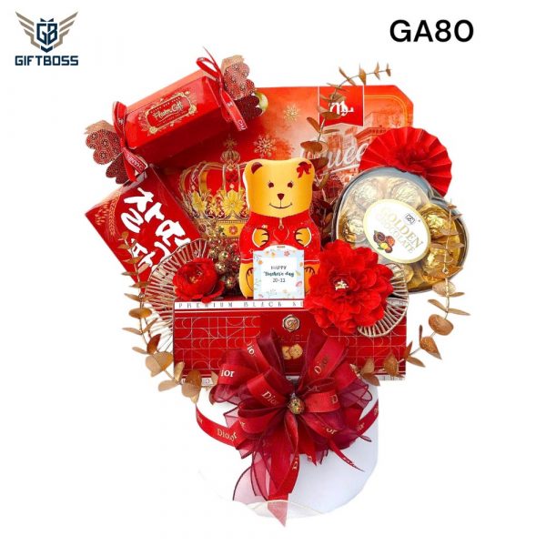 Giỏ Quà Tết Đẹp Sang Trọng 2025 GA80 – Gift Boss