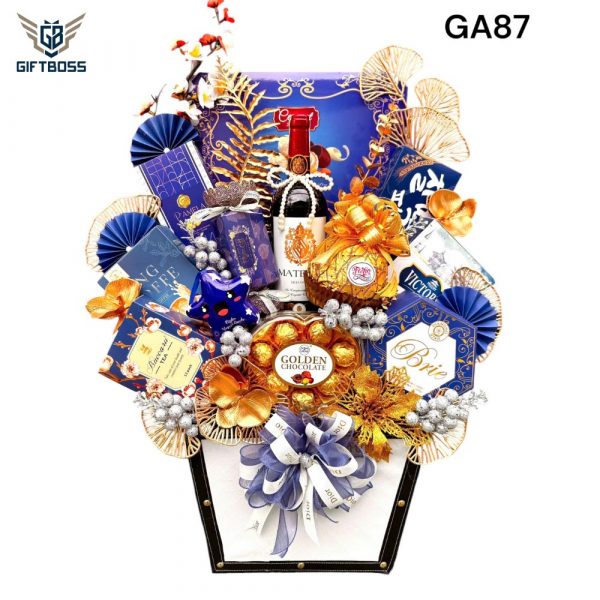 Giỏ Quà Tết Đẹp Sang Trọng 2025 GA87 – Gift Boss