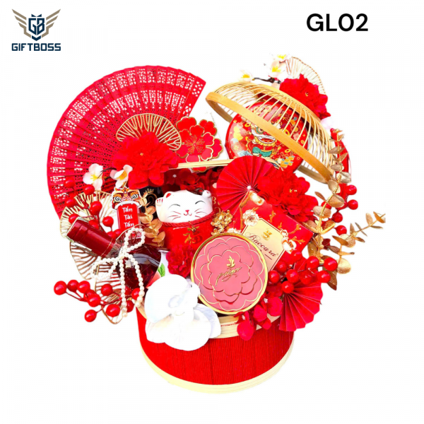 Giỏ Quà Tết Đẹp Sang Trọng 2025 GL02 – Gift Boss