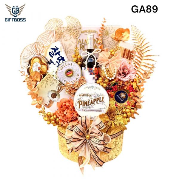 Giỏ Quà Tết Đẹp Sang Trọng 2025 GA89 – Gift Boss