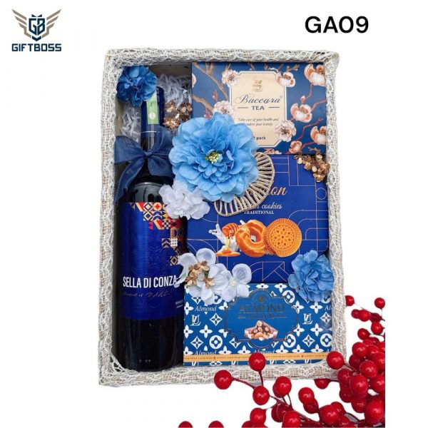 Giỏ Quà Tết Đẹp Sang Trọng 2025 GA09 – Gift Boss