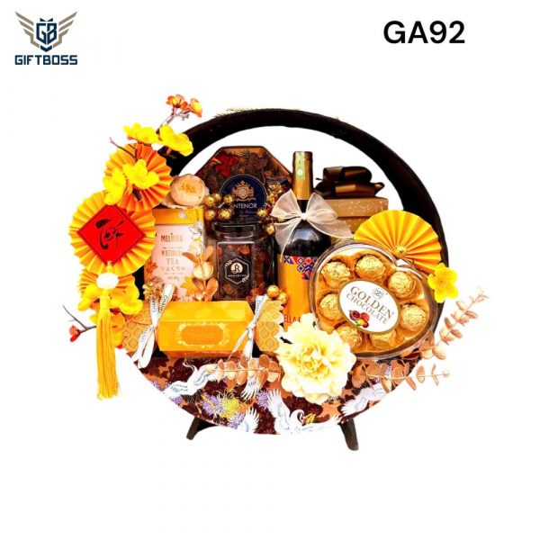 Giỏ Quà Tết Đẹp Sang Trọng 2025 GA92 – Gift Boss