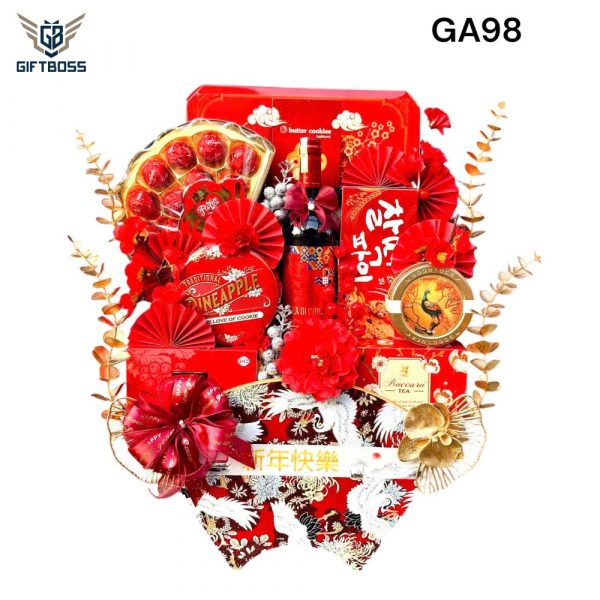Giỏ Quà Tết Đẹp Sang Trọng 2025 GA98 – Gift Boss