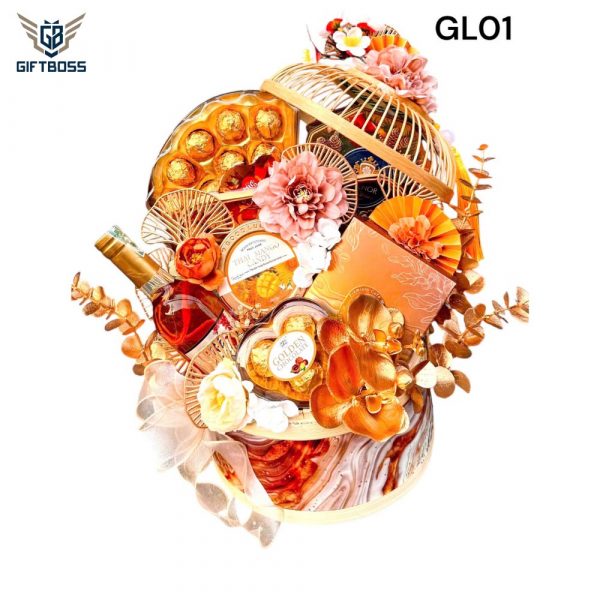 Giỏ Quà Tết Đẹp Sang Trọng 2025 GL01 – Gift Boss
