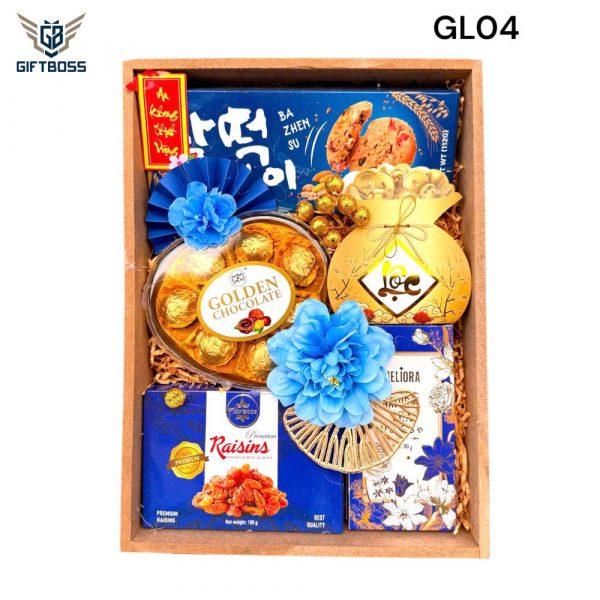 Giỏ Quà Tết Đẹp Sang Trọng 2025 GL04 – Gift Boss