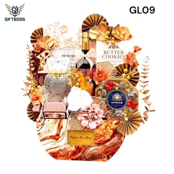 Giỏ Quà Tết Đẹp Sang Trọng 2025 GL09 – Gift Boss
