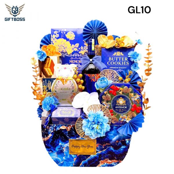 Giỏ Quà Tết Đẹp Sang Trọng 2025 GL10 – Gift Boss