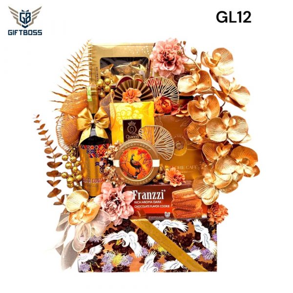 Giỏ Quà Tết Đẹp Sang Trọng 2025 GL12 – Gift Boss