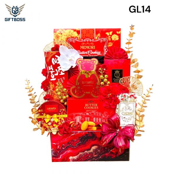 Giỏ Quà Tết Đẹp Sang Trọng 2025 GL14 – Gift Boss