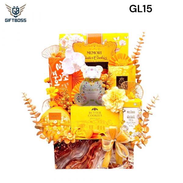 Giỏ Quà Tết Đẹp Sang Trọng 2025 GL15 – Gift Boss