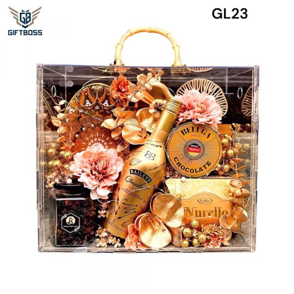 Giỏ Quà Tết Đẹp Sang Trọng 2025 GL23 – Gift Boss