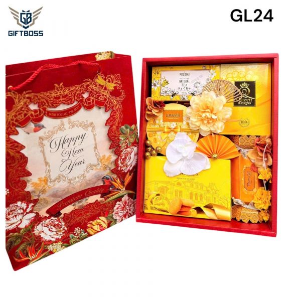 Giỏ Quà Tết Đẹp Sang Trọng 2025 GL24 – Gift Boss