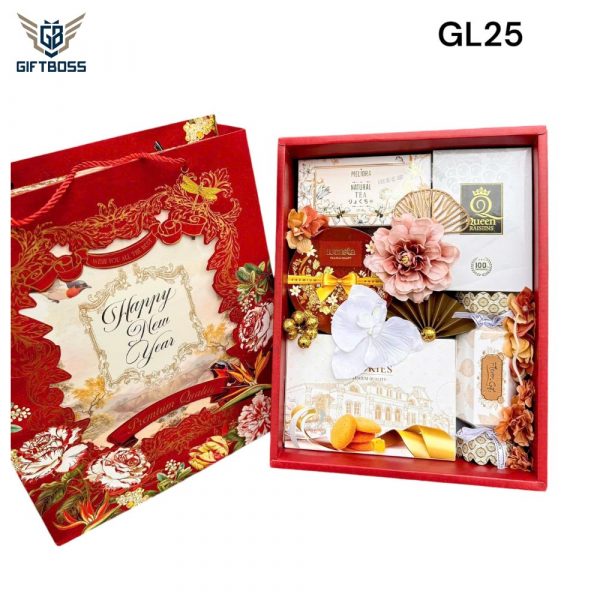 Giỏ Quà Tết Đẹp Sang Trọng 2025 GL25 – Gift Boss