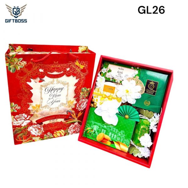 Giỏ Quà Tết Đẹp Sang Trọng 2025 GL26 – Gift Boss