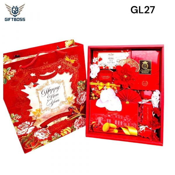 Giỏ Quà Tết Đẹp Sang Trọng 2025 GL27 – Gift Boss