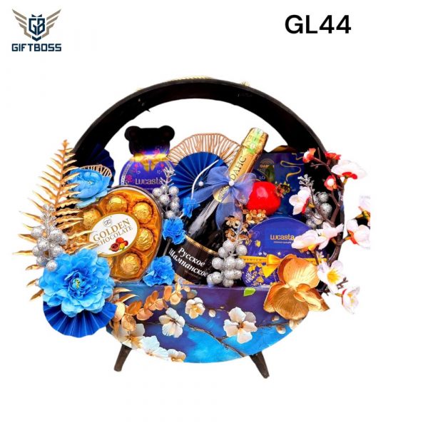 Giỏ Quà Tết Đẹp Sang Trọng 2025 GL44 – Gift Boss
