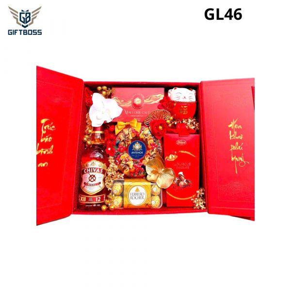 Giỏ Quà Tết Đẹp Sang Trọng 2025 GL46 – Gift Boss
