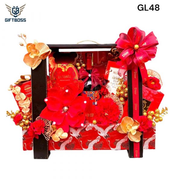 Giỏ Quà Tết Đẹp Sang Trọng 2025 GL48 – Gift Boss