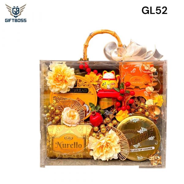 Giỏ Quà Tết Đẹp Sang Trọng 2025 GL52 – Gift Boss