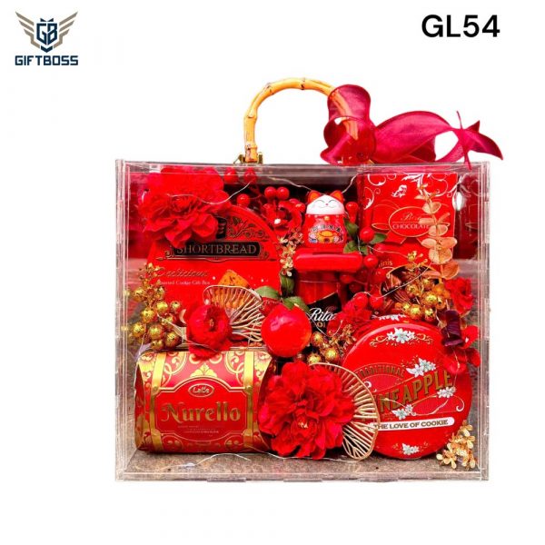 Giỏ Quà Tết Đẹp Sang Trọng 2025 GL54 – Gift Boss