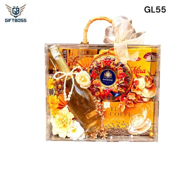 Giỏ Quà Tết Đẹp Sang Trọng 2025 GL55 – Gift Boss