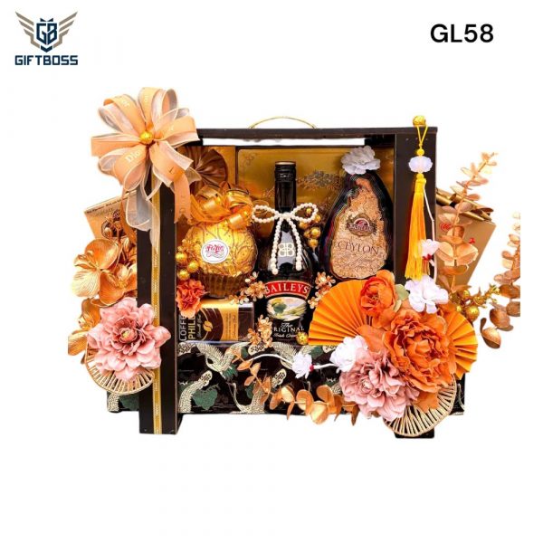 Giỏ Quà Tết Đẹp Sang Trọng 2025 GL58 – Gift Boss