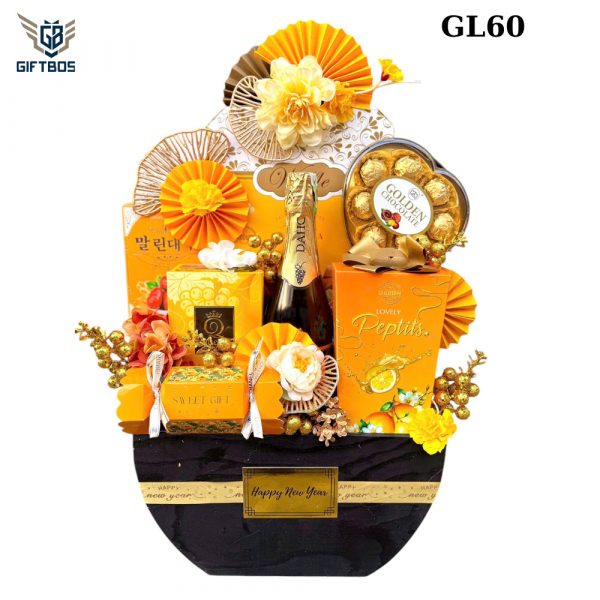 Giỏ Quà Tết Đẹp Sang Trọng 2025 GL60 – Gift Boss
