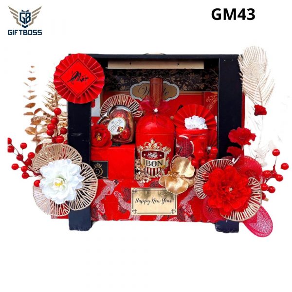 Giỏ Quà Tết Đẹp Sang Trọng 2025 GM43 – Gift Boss