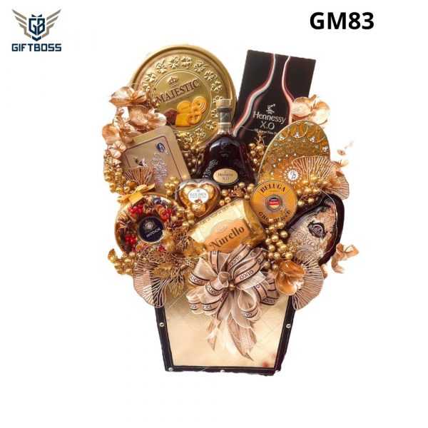 Giỏ Quà Tết Đẹp Sang Trọng 2025 GM83 – Gift Boss