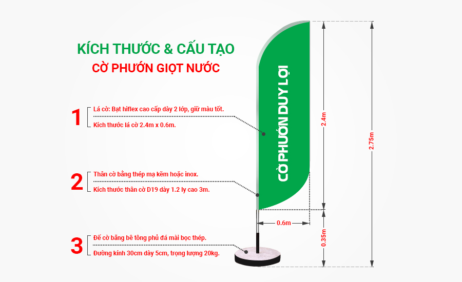 cờ phướn giọt nước