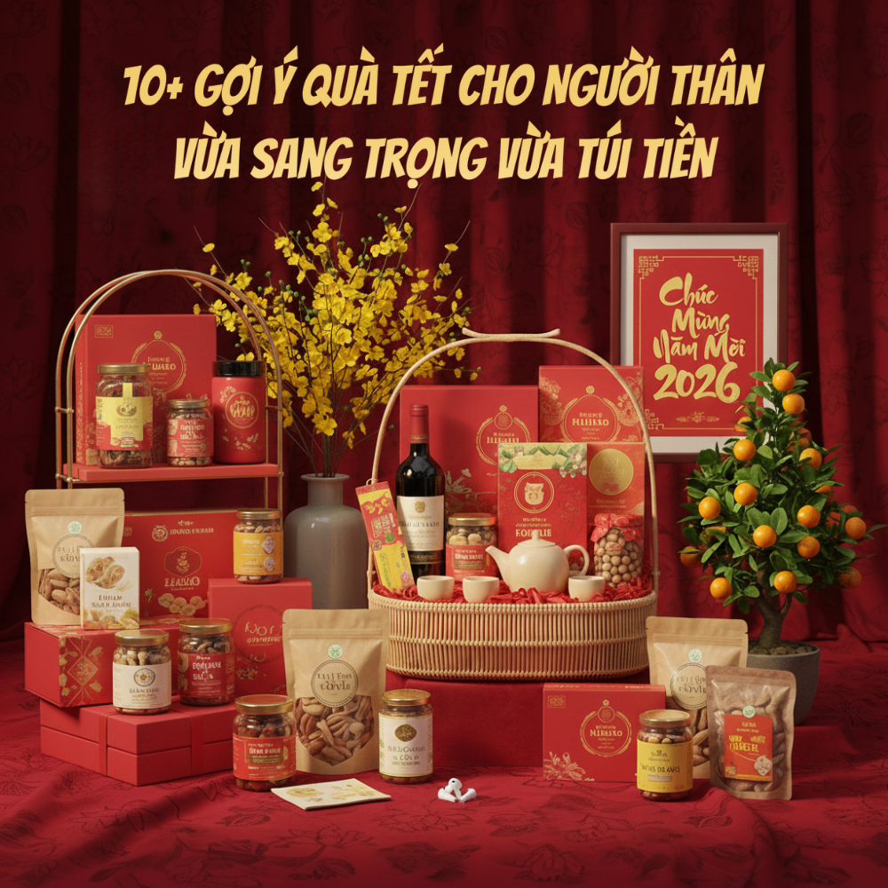 10+ Gợi Ý Quà Tết Cho Người Thân Vừa Sang Trọng Vừa Túi Tiền